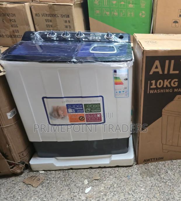 Ailyons 10KG Twin Tub Semi-Automatic Washing Machine - thumbnail 2