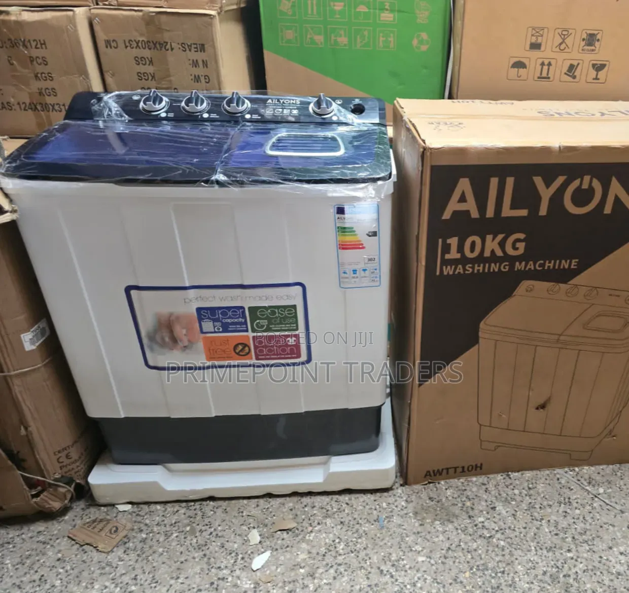 Ailyons 10KG Twin Tub Washer – Large Capacity Laundry Solution