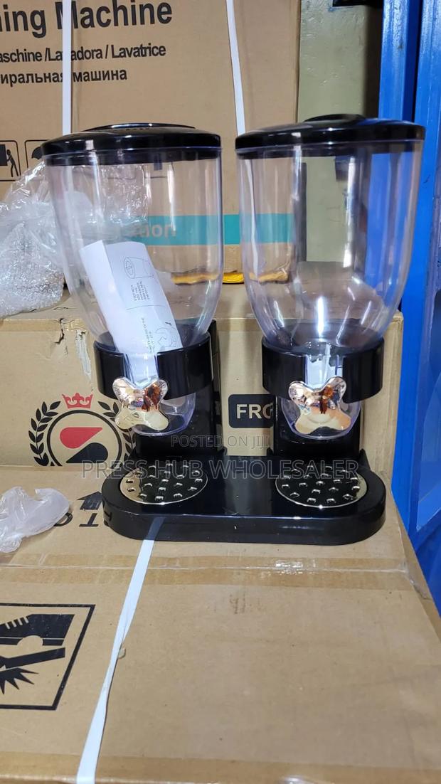 Double Cereal and Dry Food Dispenser