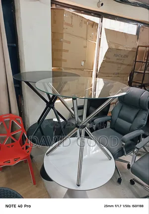 Round Glass Table