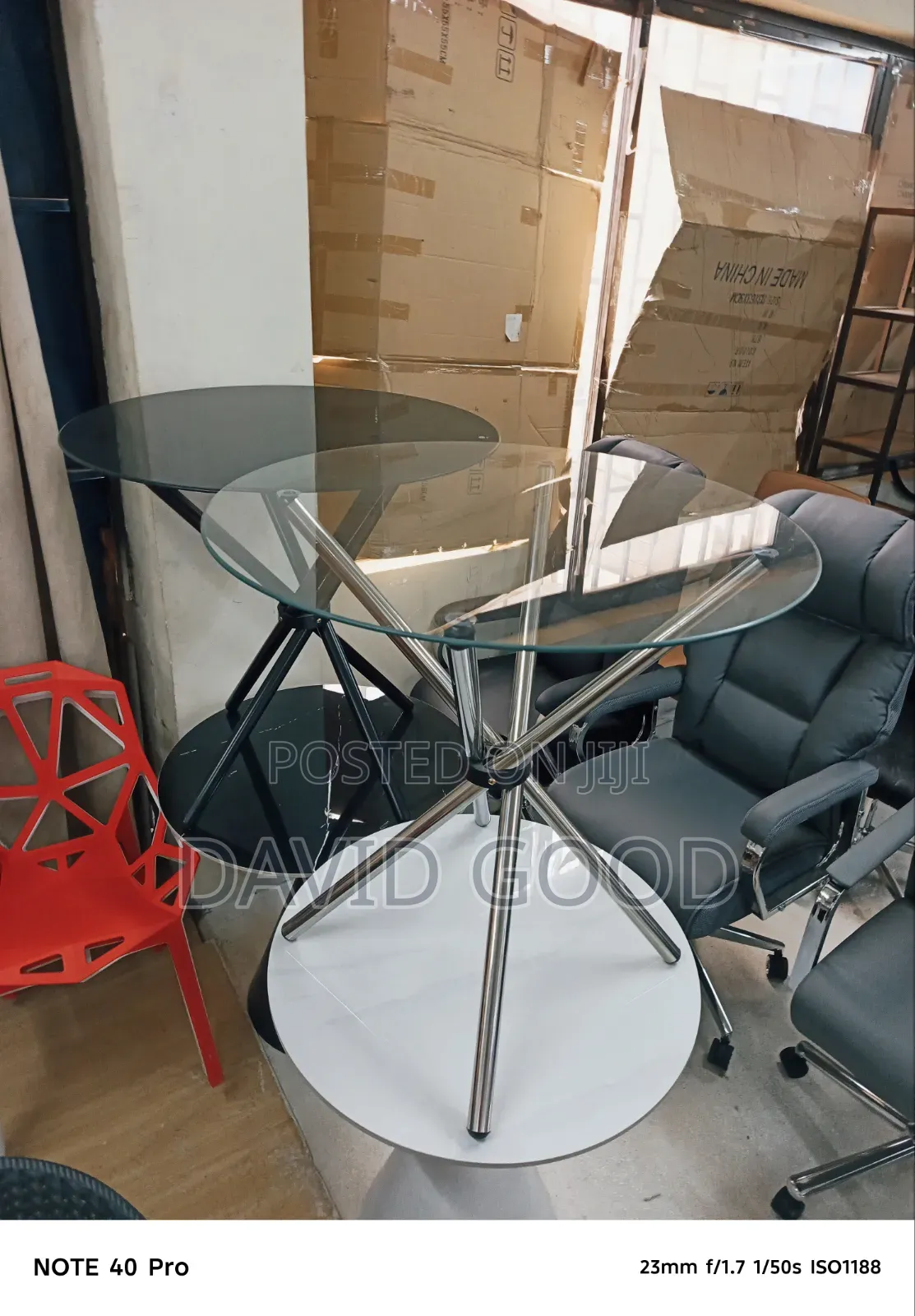 Round Glass Table