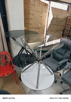 Round Glass Table
