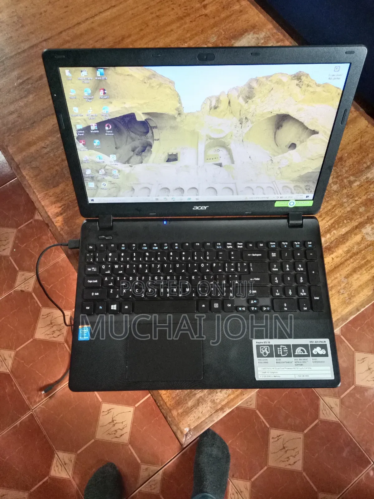 Laptop Acer Aspire ES 2GB Intel Pentium SSD 500GB