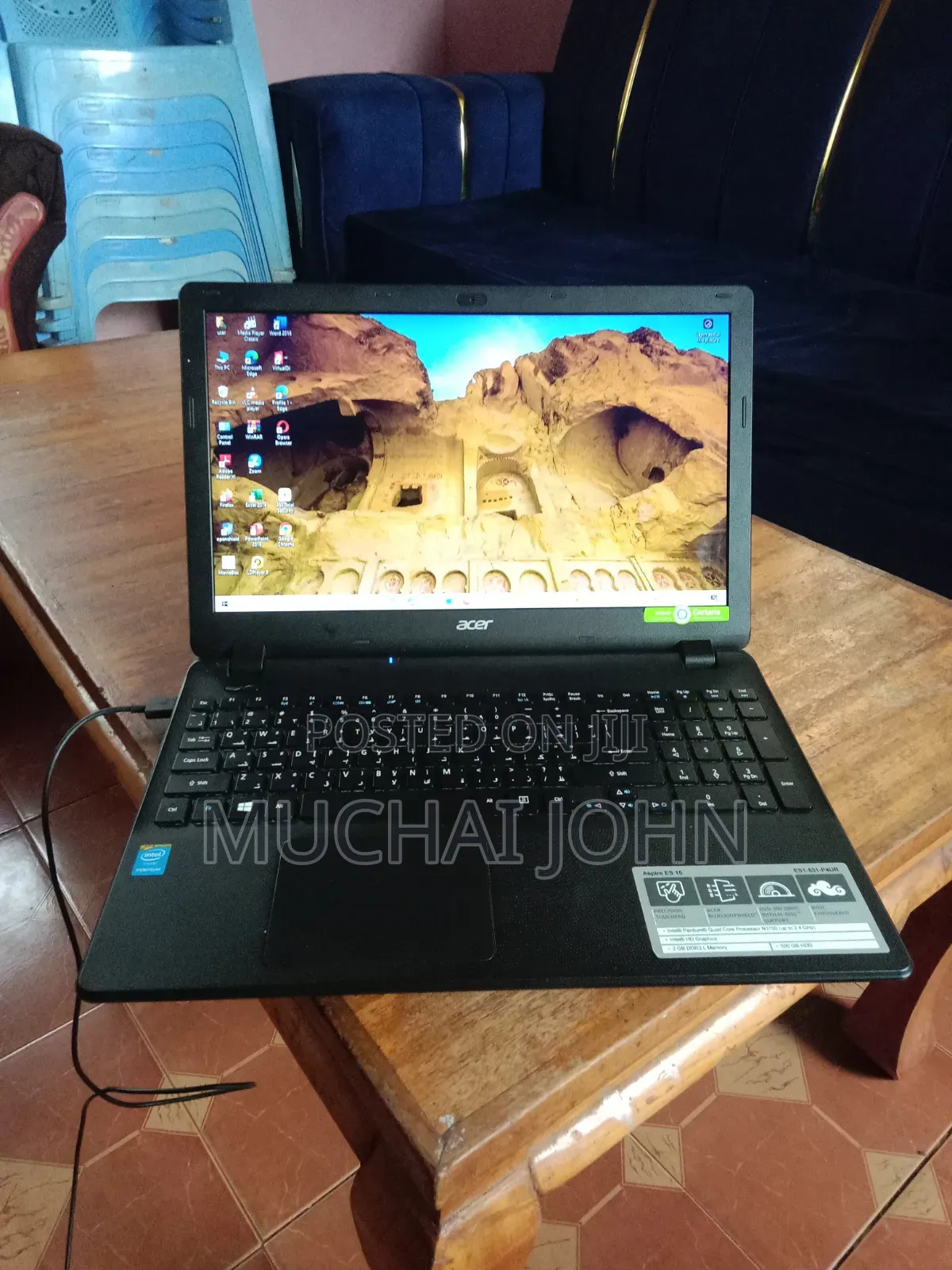 Laptop Acer Aspire ES 2GB Intel Pentium SSD 500GB
