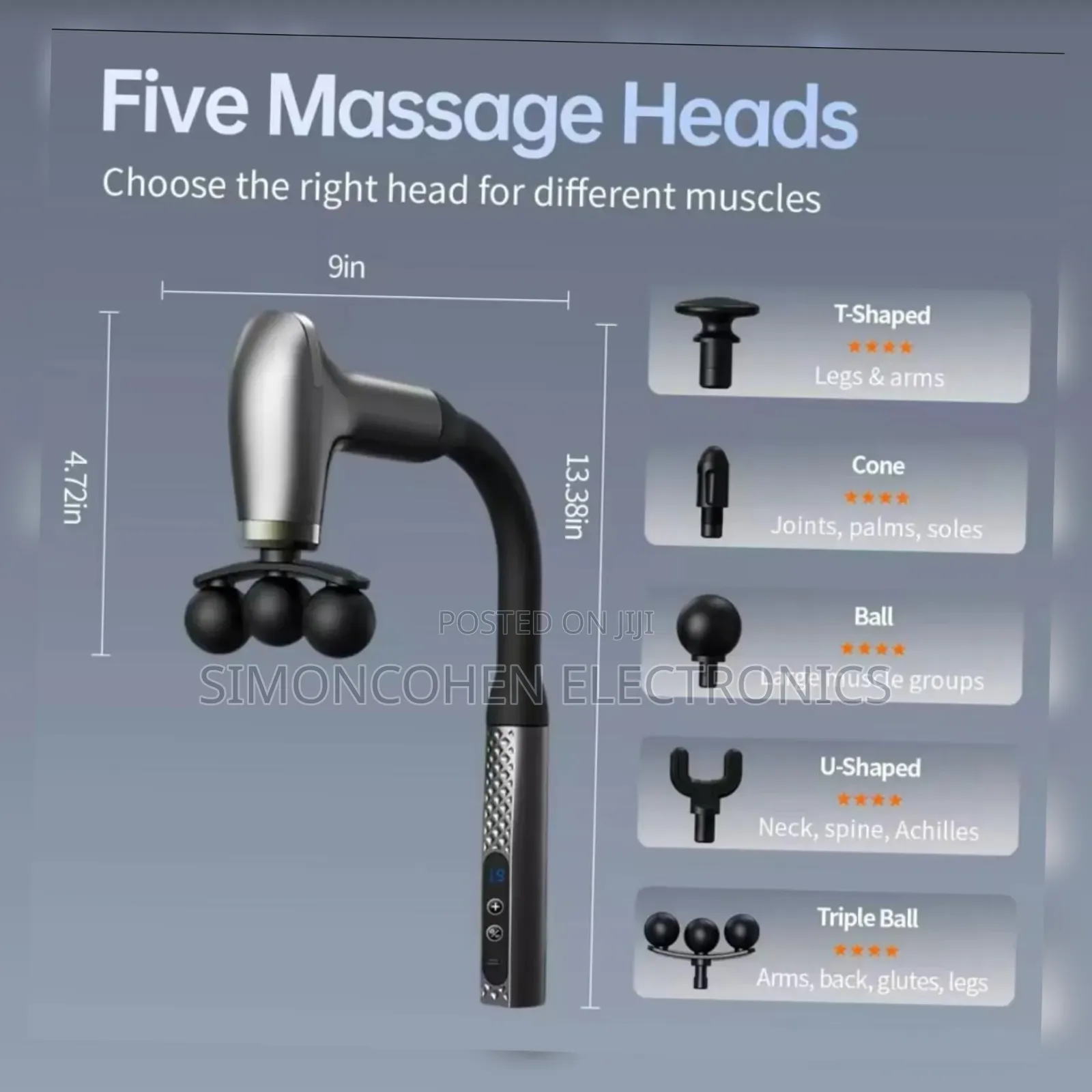 Long Handle Electric Massage Gun