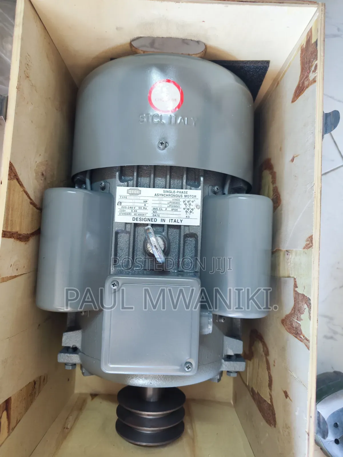 STCL 7.5HP Single Phase Electric Motor – 220-240v