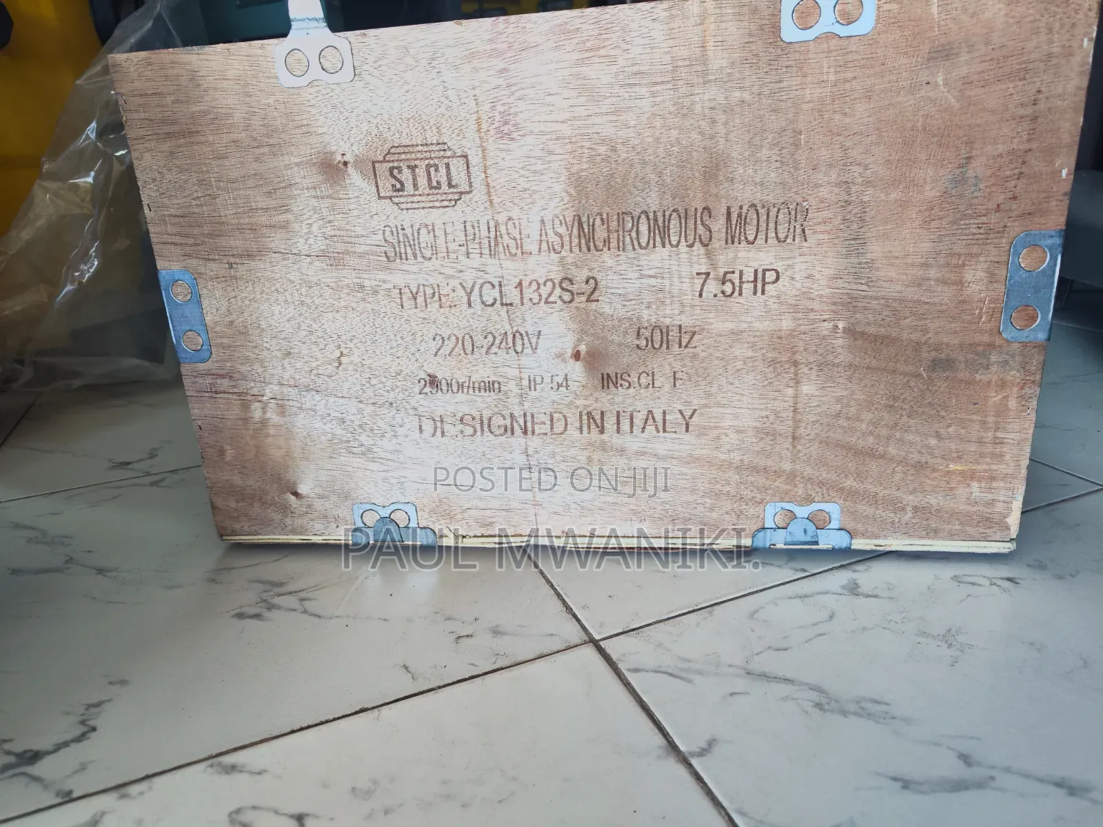 STCL 7.5HP Single Phase Electric Motor – 220-240v