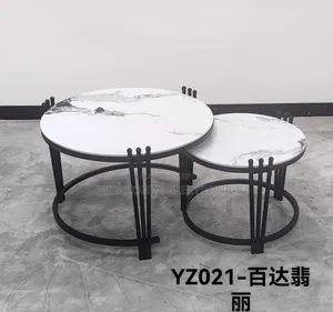 2 in 1 Executive Pure Marble Table
