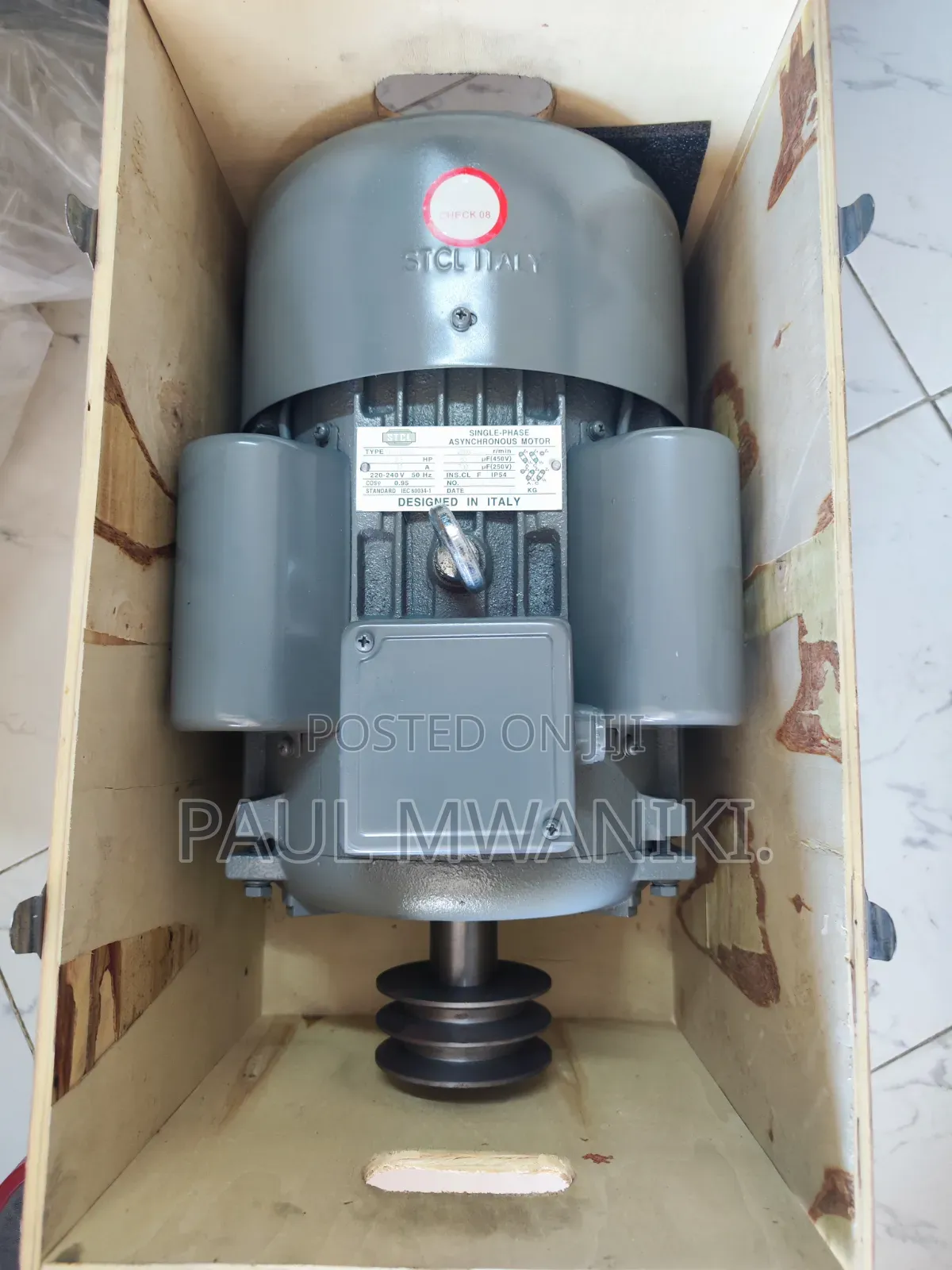 STCL 7.5HP Single Phase Electric Motor