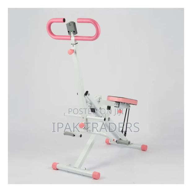 Adjustable Assisted Squat Machine With Resistance Bands