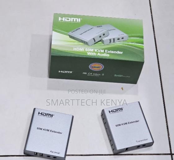 60m USB KVM Hdmi Extender With 1080p R/L Audio by Cat5e Cat6 Rj45