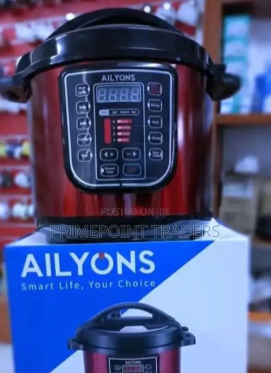 Ailyons 6 Litres Pressure Cooker – Fast & Efficient Cooking