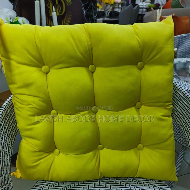 Yellow Chair Pad & Seat Cushion – Comfortable Chair Cushion