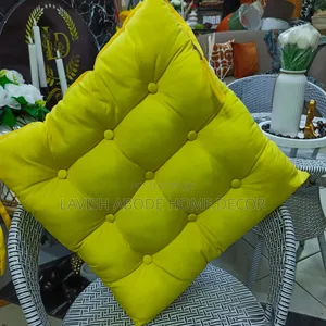 Yellow Chair Pad & Seat Cushion – Comfortable Chair Cushion