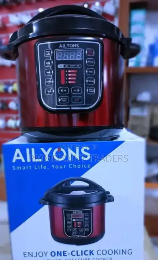 Ailyons 6L Pressure Cooker – Durable Family Cooking Pot