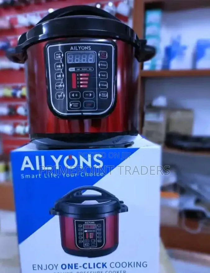 Ailyons 6 Litres Pressure Cooker – Large Capacity Kitchen Essential
