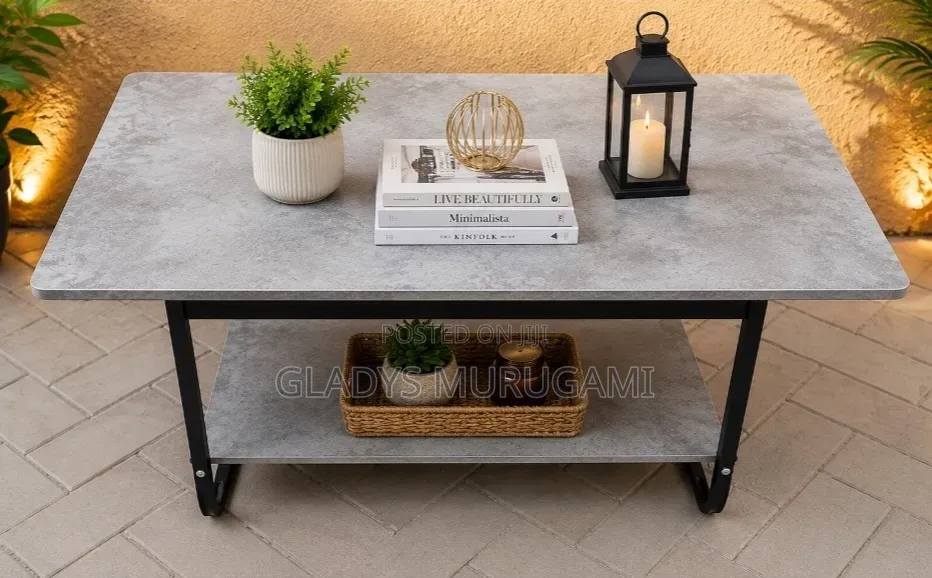 Imported Executive Marble Top Coffee Table