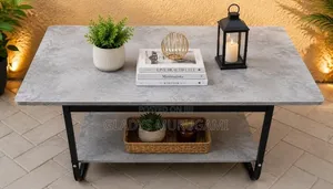 Imported Executive Marble Top Coffee Table