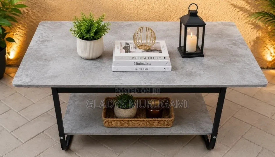 Imported Executive Marble Top Coffee Table