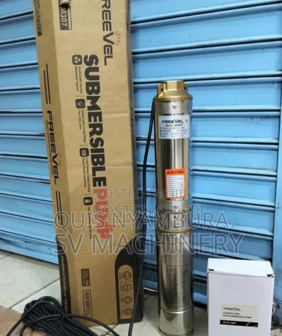 0.75hp Submersible Deep Well Water Pump/ Electric Freevel Pump 63m