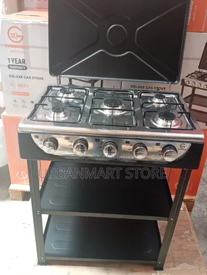 Eurochef 5 Burner Standing Cooker With Shelves