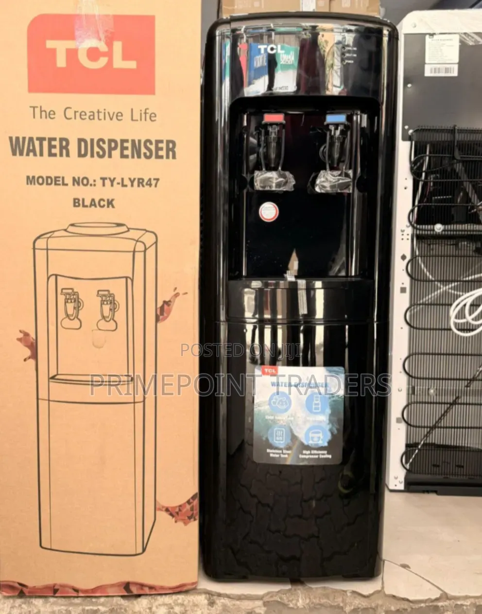 TCL R47 3-Tap Water Dispenser – Compressor Cooling