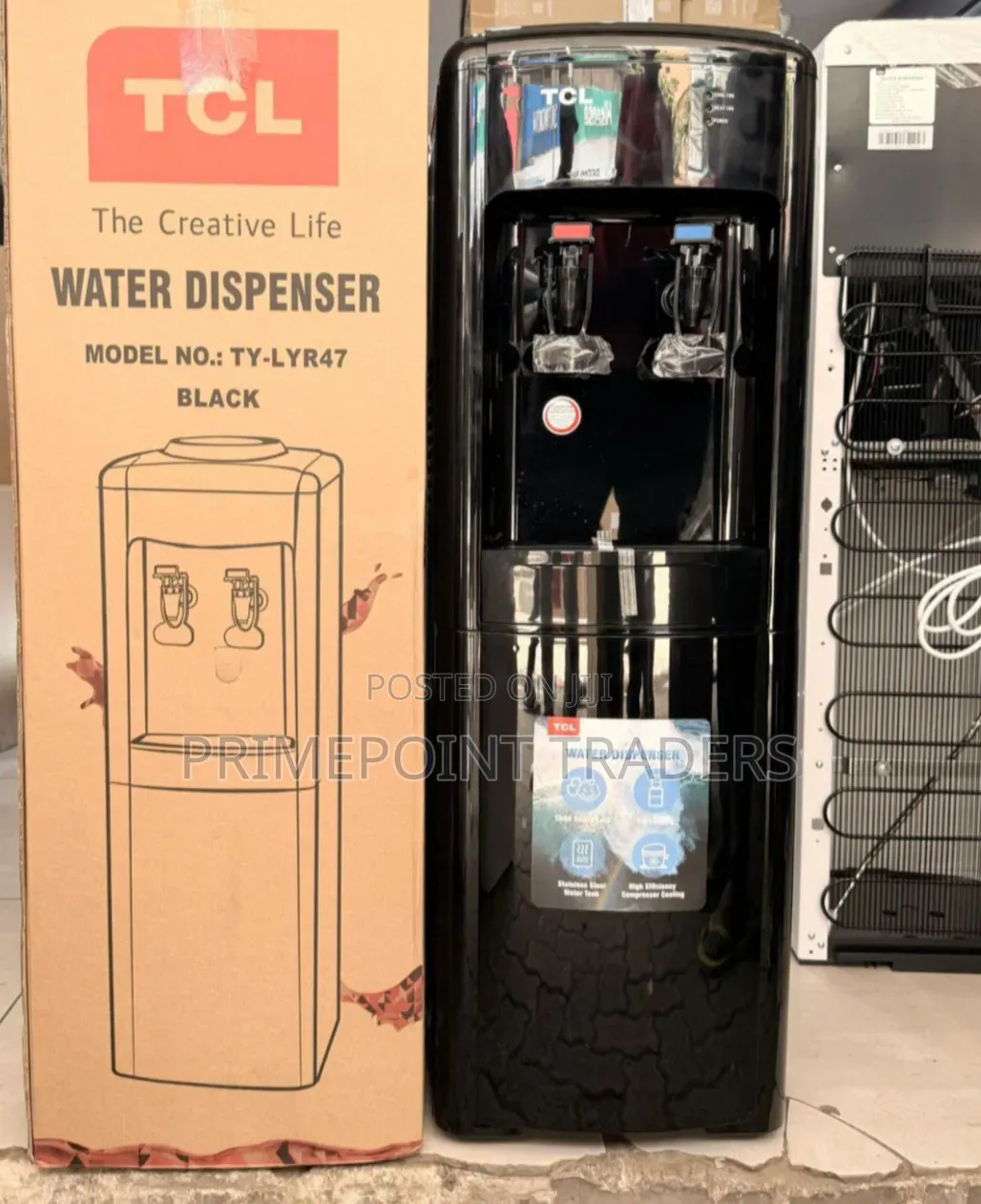 TCL R47 3-Tap Water Dispenser – Compressor Cooling