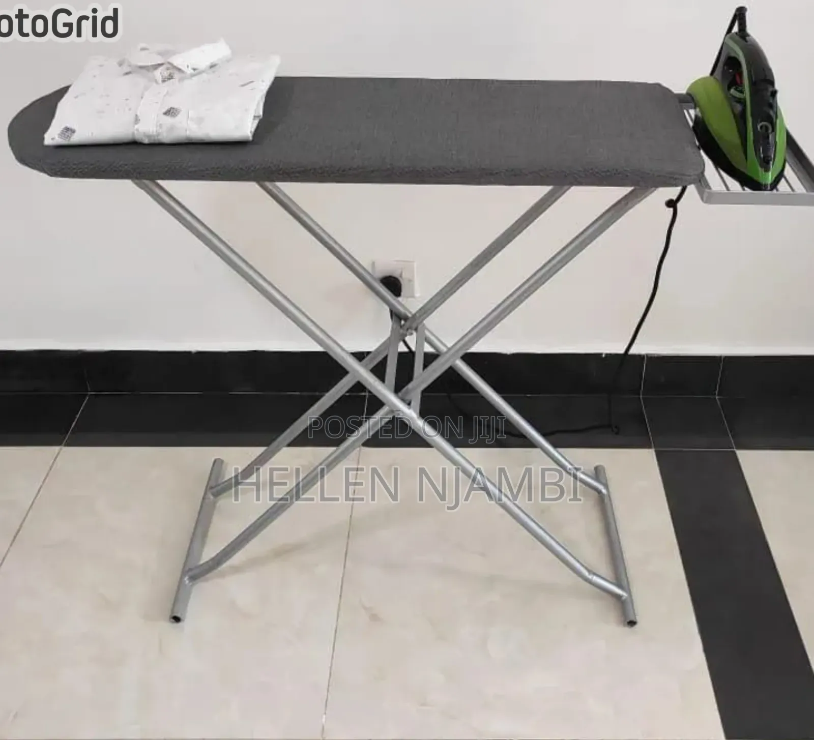 Foldable Metallic Ironing Board