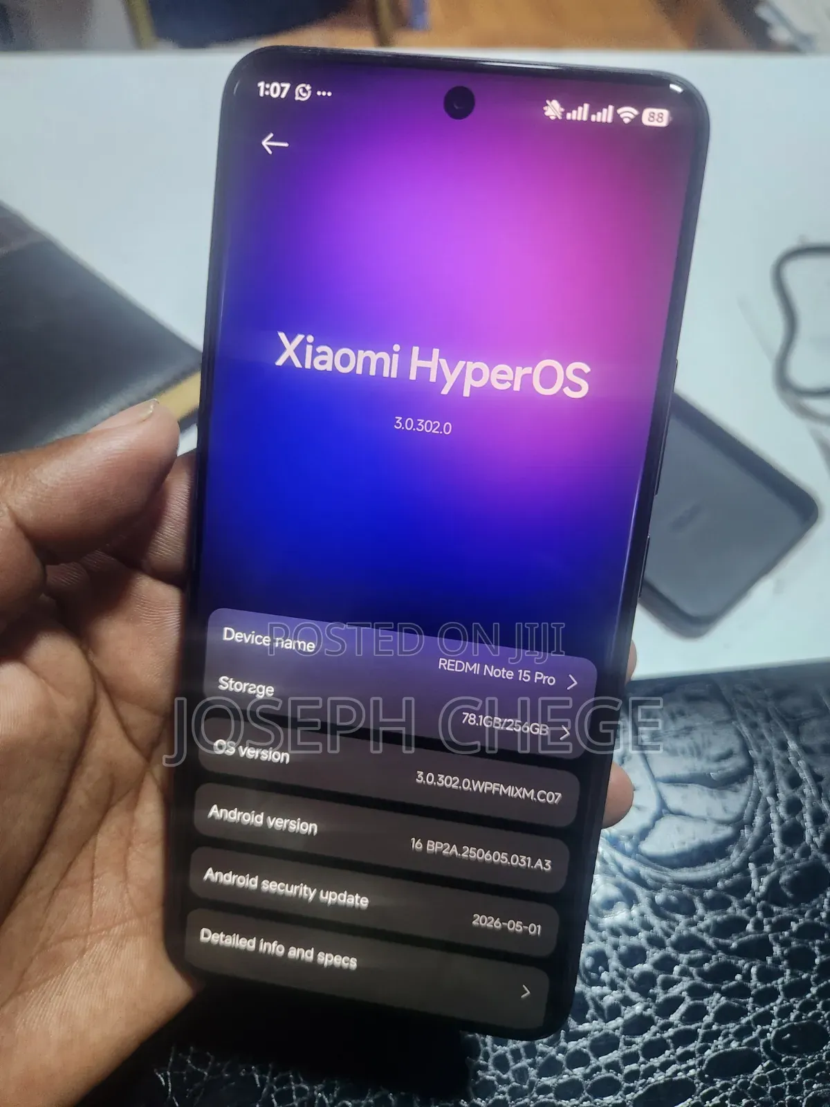 Xiaomi Redmi Note 15 Pro 256 GB Black