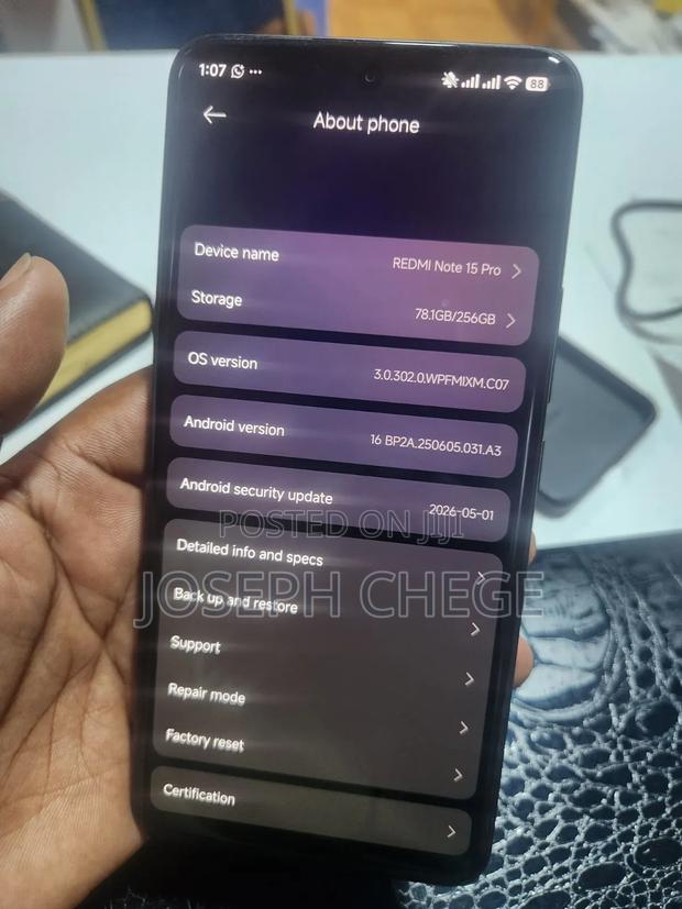 Xiaomi Redmi Note 15 Pro 256 GB Black - thumbnail 6