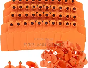 Multi-Purpose Cattles Medium Orange Ear Tags