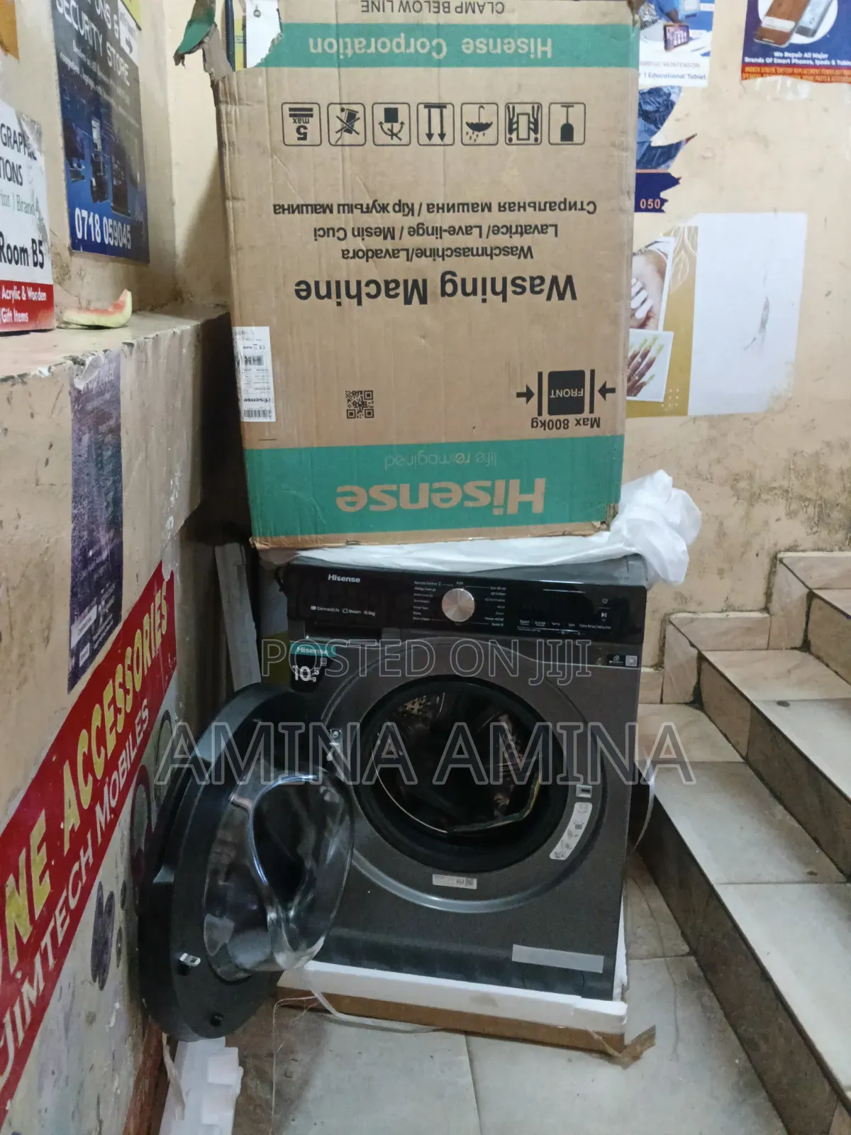 Wash N Spin 10.5 Hisense Frontload Washing Machine