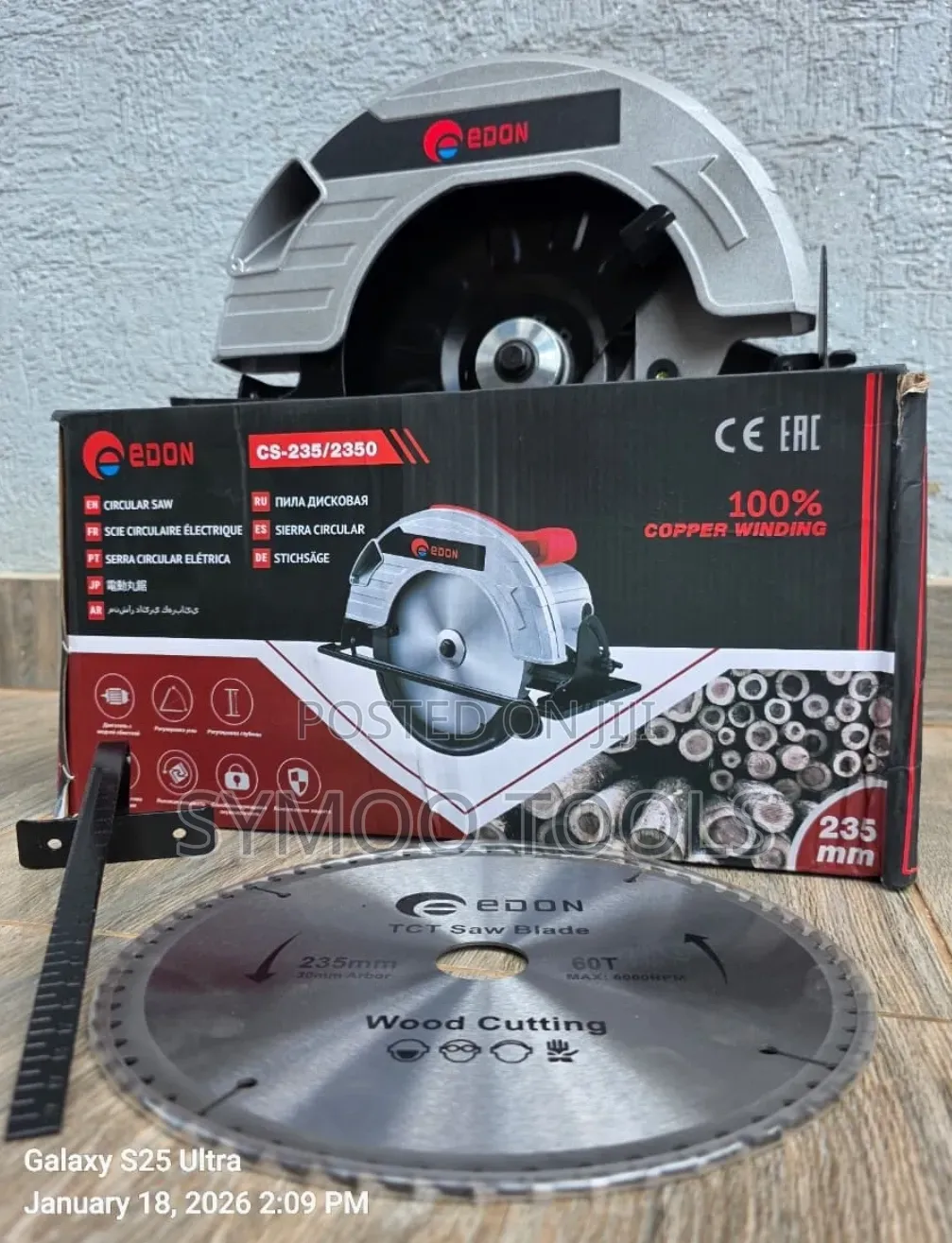 Heavy Duty Edon Circular Saw 2350w