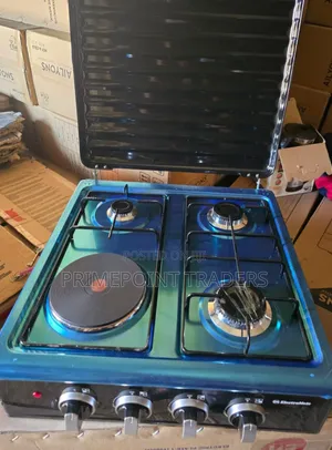 Electromate 3 Gas + 1 Electric Table Top Cooker – Compact & Convenient