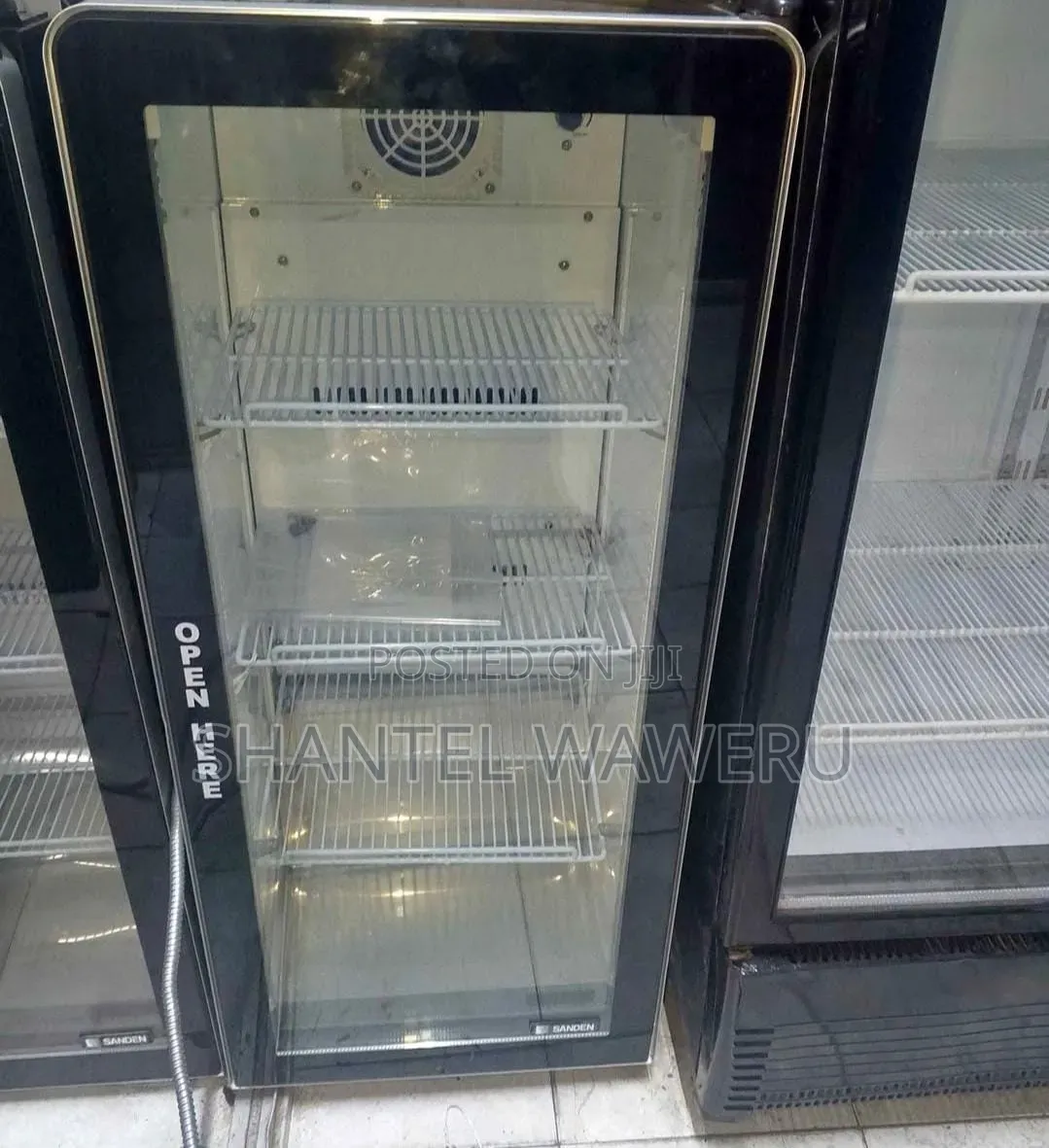 Black Min 180litres Display Chiller