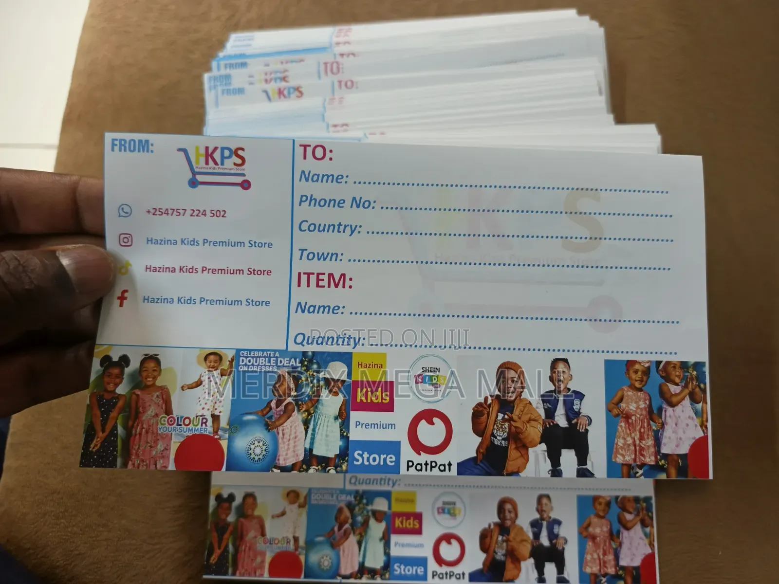 Parcel Stickers, Stickers