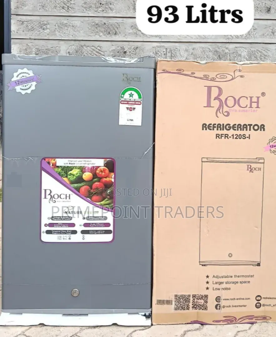 ROCH 95L Single Door Fridge – RFR-120-S-I Compact Refrigerator