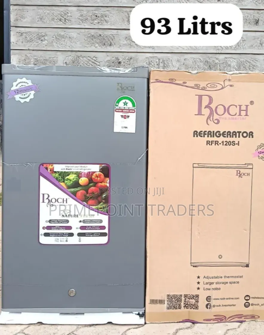 ROCH 95L Single Door Fridge – RFR-120-S-I Compact Refrigerator