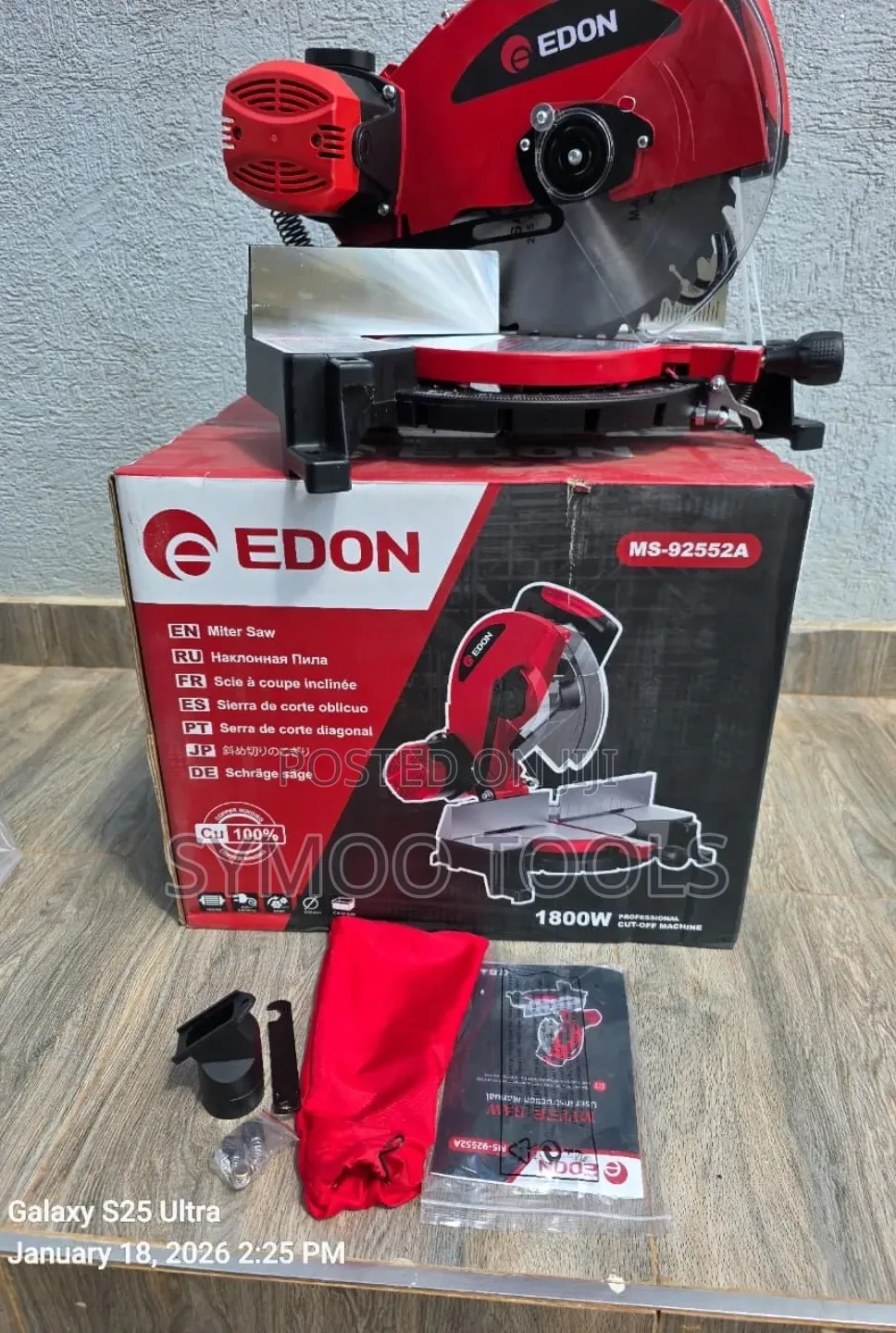 Electric Edon MS-92552A Miter Saw
