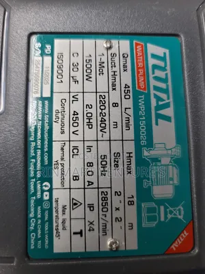 Good Quality Total Booster Pump 2hp/Electric Booster Pump 2hp