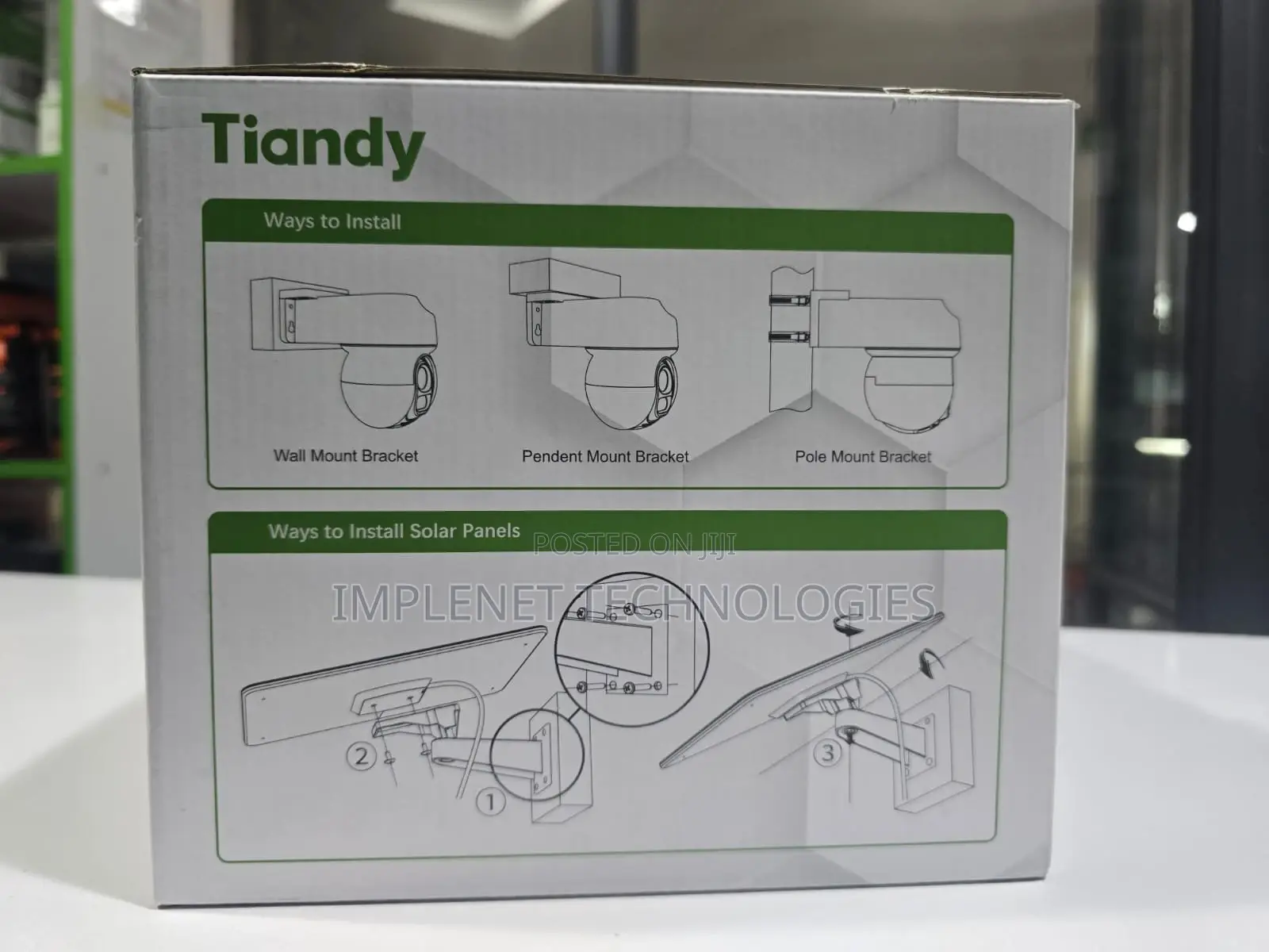 Tiandy 3mp Single Lens Solar Camera.