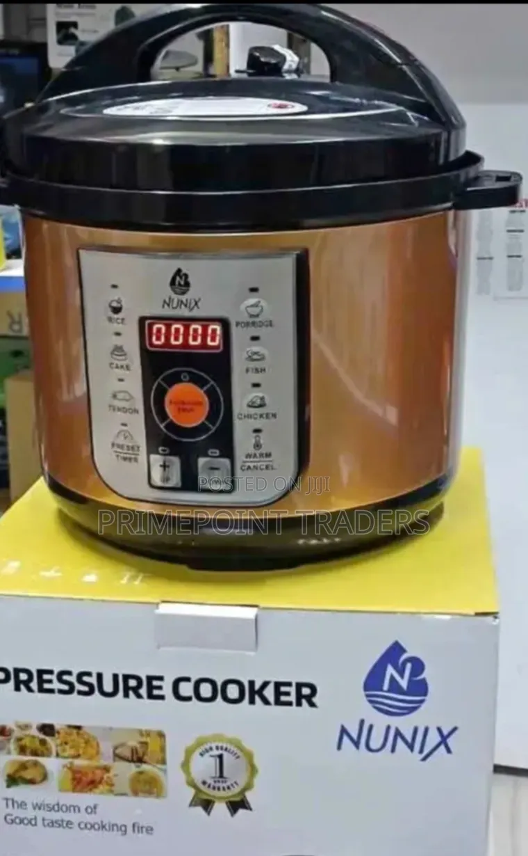 Nunix PC-77 Electric Pressure Cooker – Fast & Convenient Cooking