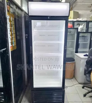 Black Working Display Fridge 600litres/ Glass One