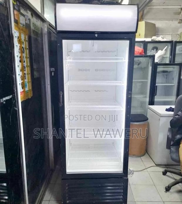 Black Working Display Fridge 600litres/ Glass One