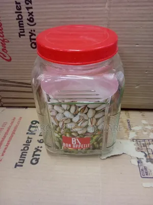 2600 Ml Bon Appetit Square Glass Jar