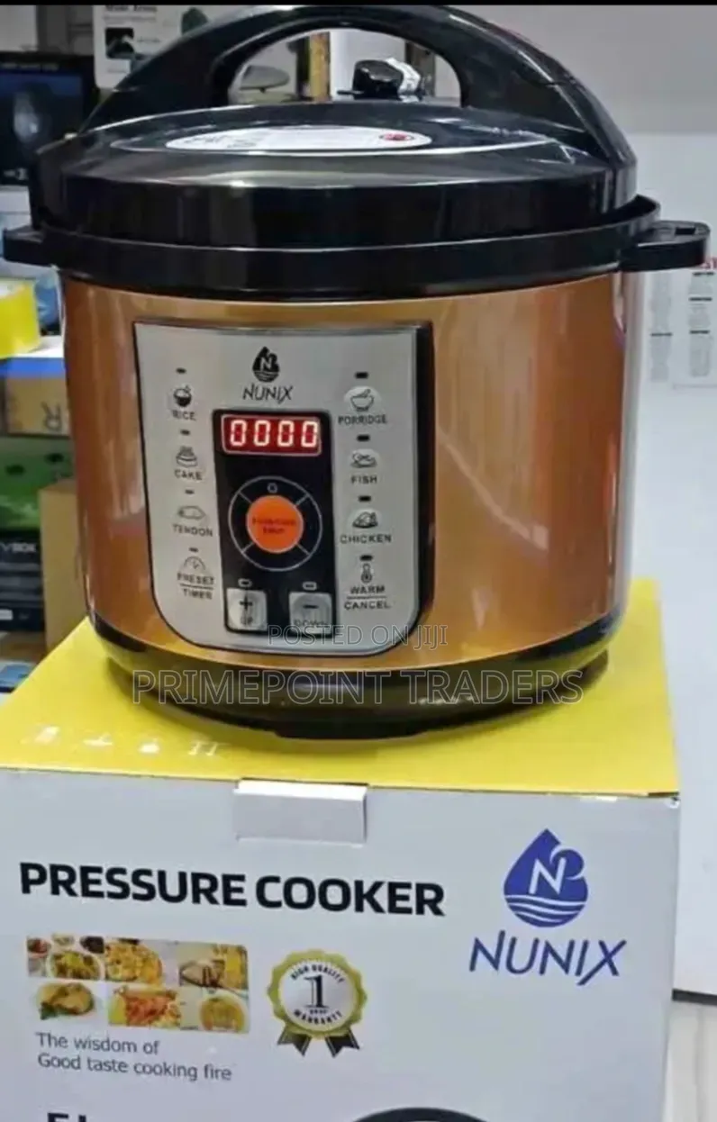 Nunix PC-77 Electric Pressure Cooker – Efficient Family Cooking