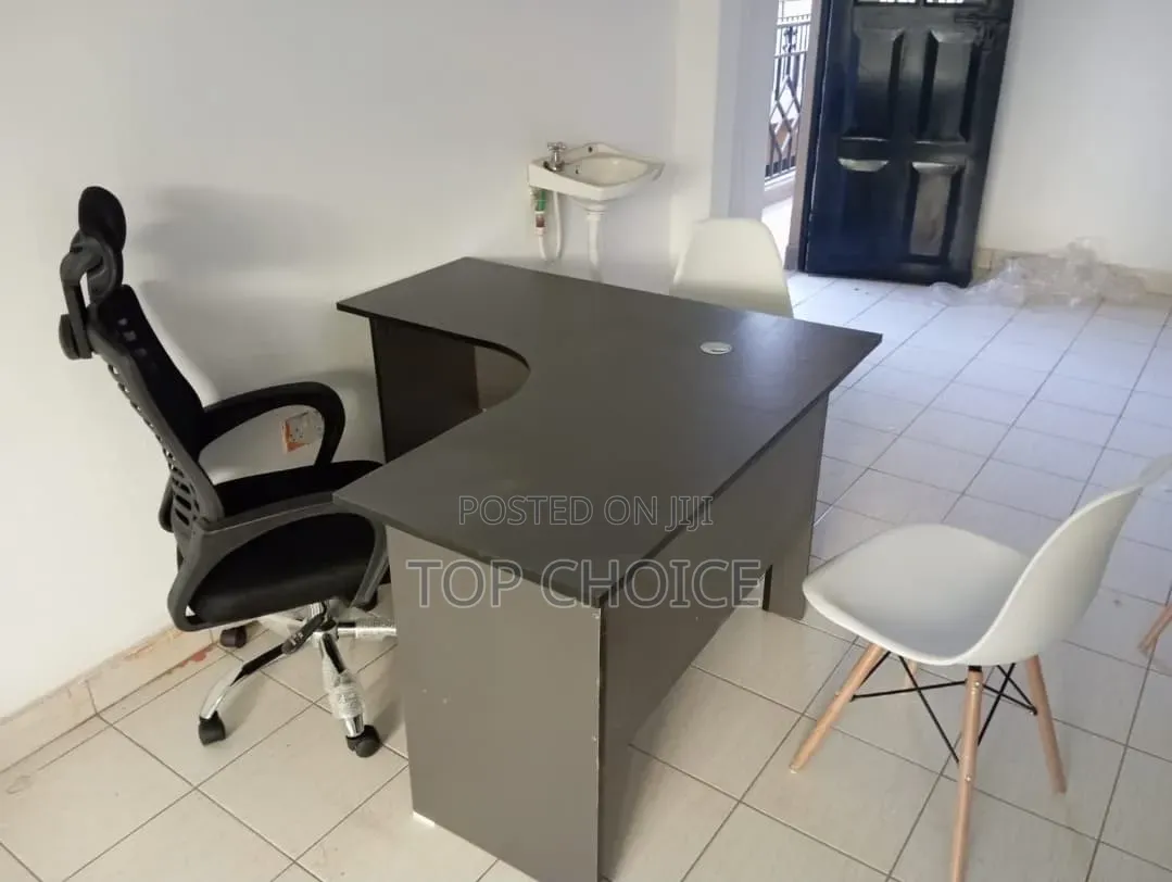 High-Tech L-Shaped Office Desk