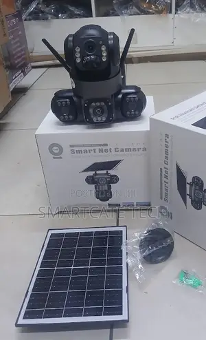 Waterproof Triple Lens 4G CCTV Camera With Motion Tracking