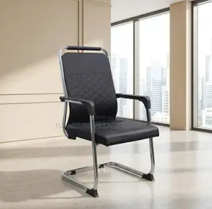 Boardroom Chair; Leather Mid Back Non Swivel Boardroom Chair