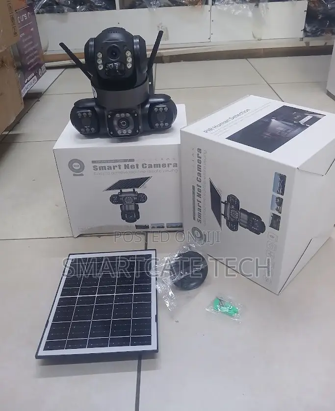 Smart Motion Detection 4G Triple Lens Security Camera With AI Alerts